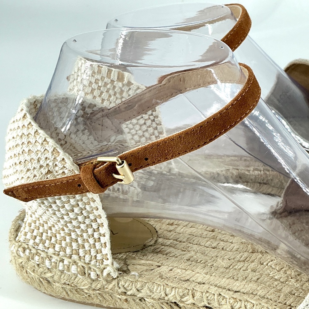 Boden Size 41 US 10 Pineapple Embroidered Espadrille Sandals Spain Anthropologie - Picture 8 of 11
